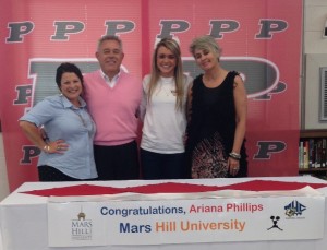 Ariana Phillips, Mars HIll Cheer