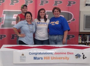Jasmine Dies, Mars HIll Cheer